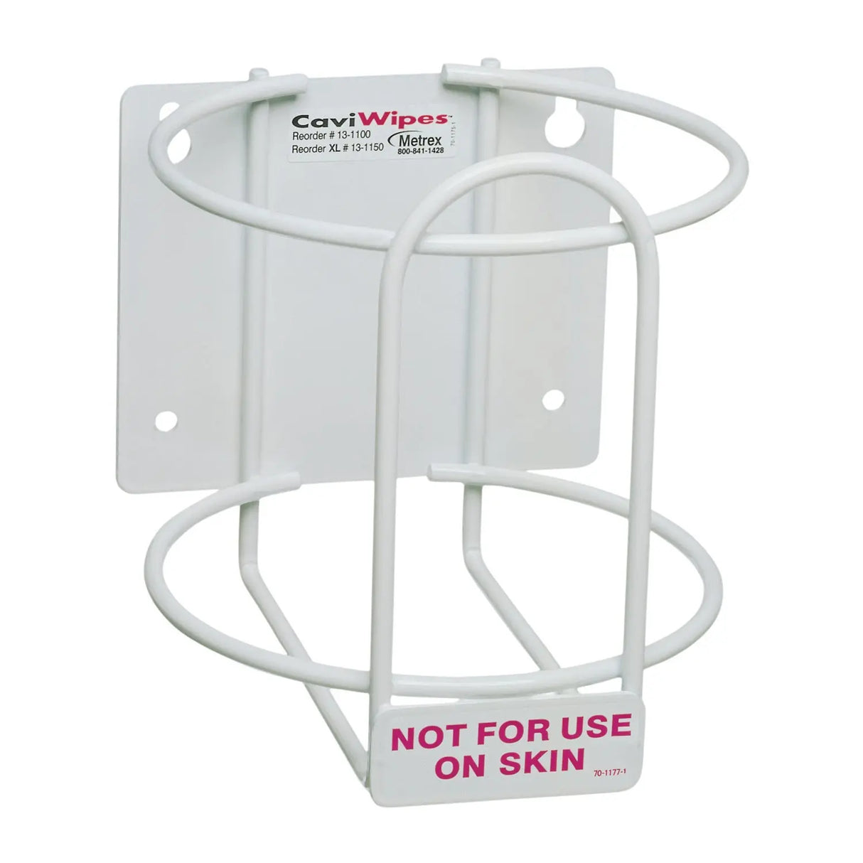 METREX CAVIWIPES DISINFECTING TOWELETTES Accessories: Wall Bracket For CaviWipes, 12/cs (24 cs/plt) (091266) Metrex Research