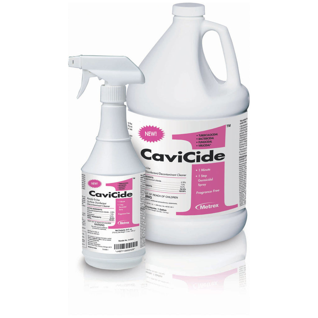 METREX CAVICIDE1 SURFACE DISINFECTANT CaviCide1, 24 oz Bottle, 12/cs