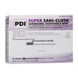 PDI SUPER SANI-CLOTH GERMICIDAL DISPOSABLE WIPE Germicidal Disposable Wipe, Large, Individual, Boxed, 5" x 8", 50/bx, 10 bx/cs PDI