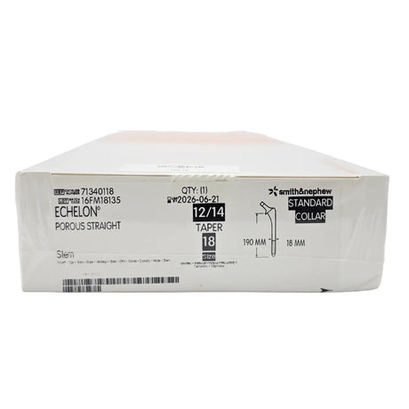 Smith & Nephew 71340118 Echelon 190mm Porous Femoral Component Size 18 Smith & Nephew, Inc.