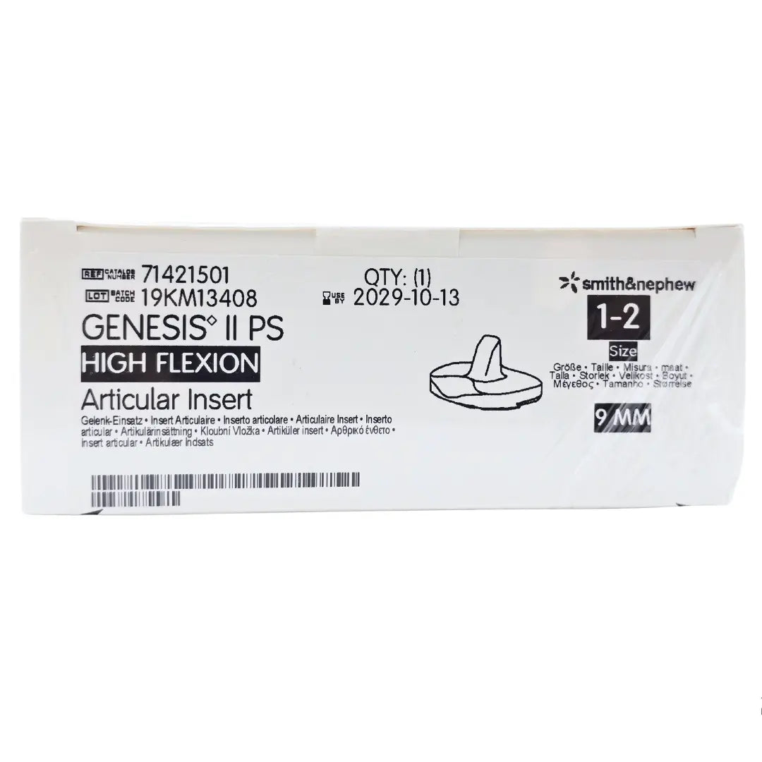 Smith & Nephew 71421501 Genesis II 9mm Posterior Stabilized High Flexion Insert Size 1-2 Smith & Nephew, Inc.