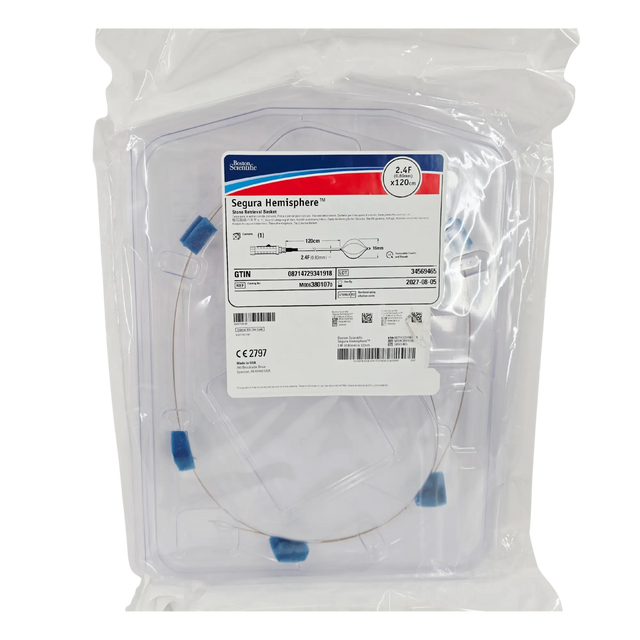 Boston Scientific Segura Hemisphere Stone Retrieval Basket 3.0Fr x 120cm M0063801070 Boston Scientific