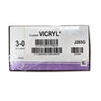 Ethicon Vicryl J285G Suture - Size 3-0, 18" Violet Braided, PS-1 Precision Point Reverse Cutting Needle (Box of 12) Ethicon