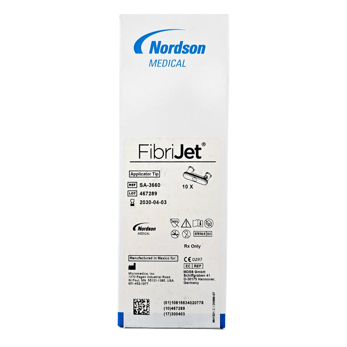 Nordson Medical FibriJet SA-2660 Gas-Assisted Applicator - For Fibrin Sealant & Biomaterials Nordson Medical