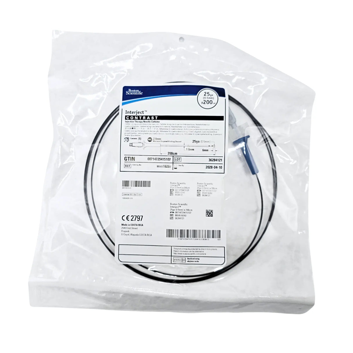 Boston Scientific Interject Injection Therapy Needle - M00518260, 25 Gauge, 240cm Length Primis Medical