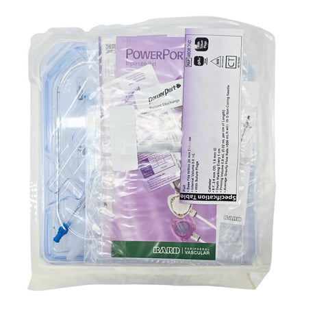 Bard PowerPort ISP M.R.I. Implantable Port 4808060- Intermediate Size, 6.0 Fr ChronoFlex Catheter Bard
