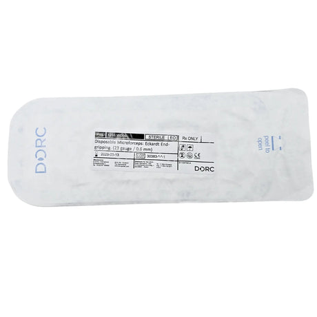 DORC 1286.WD06 Eckardt End-Gripping Forceps - 23 Gauge (0.6mm), Disposable Vitreoretinal Instrument DORC