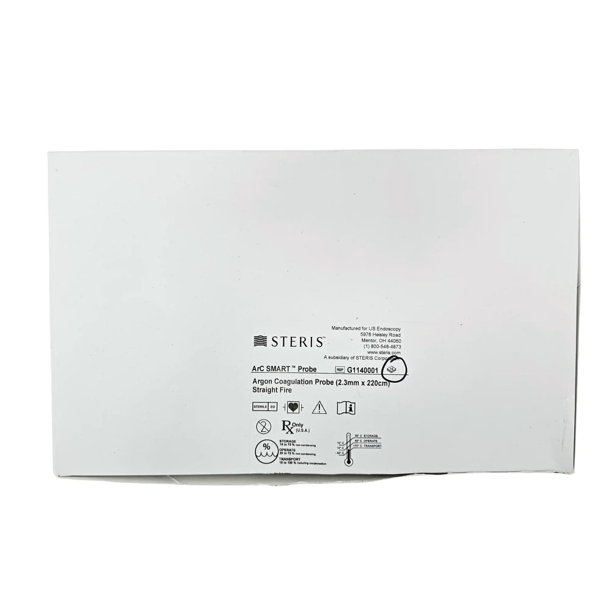 Steris G1140001 ArC Smart Argon Coagulation Probe 2.3mm x 220cm Straight Fire – Box of 10 Steris
