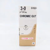 Ethicon Chromic Gut G182H Suture - Size 4-0, 27" Absorbable, PS-2 Needle (Box of 36) Ethicon
