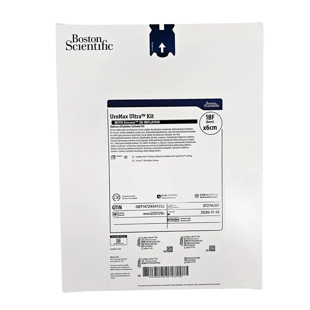 Boston Scientific M0062251280 UroMax Ultra High Pressure Balloon Dilatation Catheter Kit 15Fr x 6cm – New Boston Scientific