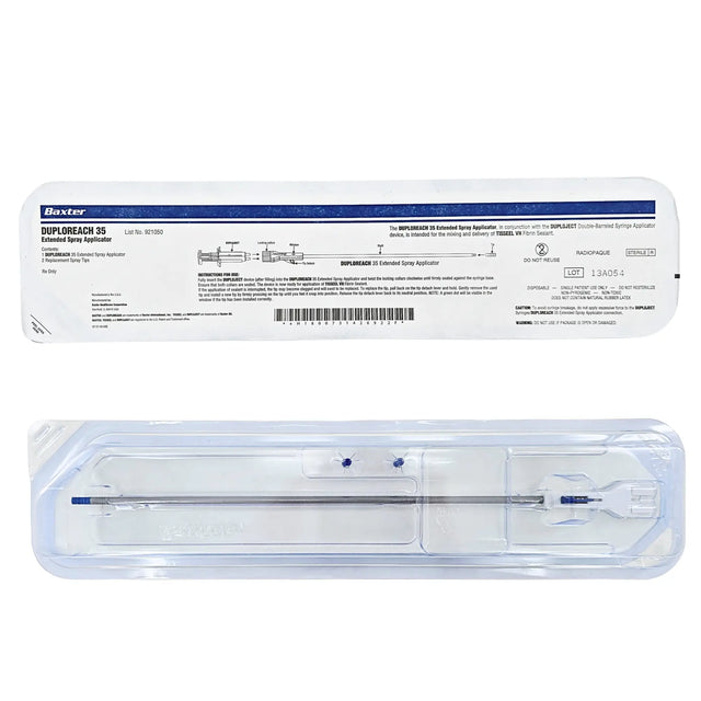 Baxter DuploReach 35 921050 Extended Applicator - 35cm Dual-Lumen Cannula for Tisseel Fibrin Sealant Baxter