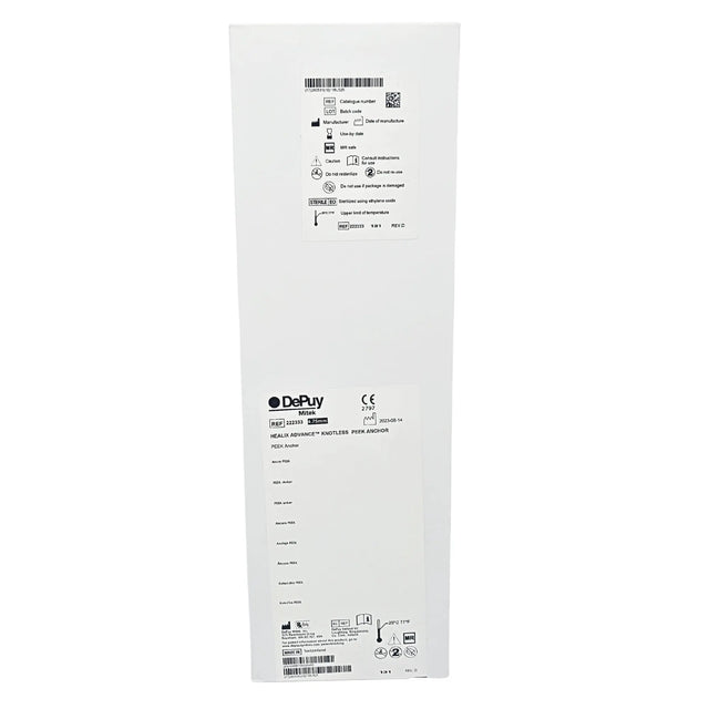 DePuy Mitek 222333 HEALIX ADVANCE Knotless PEEK Anchor – 4.75mm w/ Suture Tape DePuy Mitek