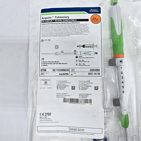 Boston Scientific M00552400 Endobronchial Ultrasound Fine Needle Biopsy Device Boston Scientific