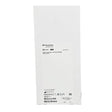 White packaging with text and barcodes on a white background