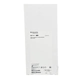 White packaging with text and barcodes on a white background