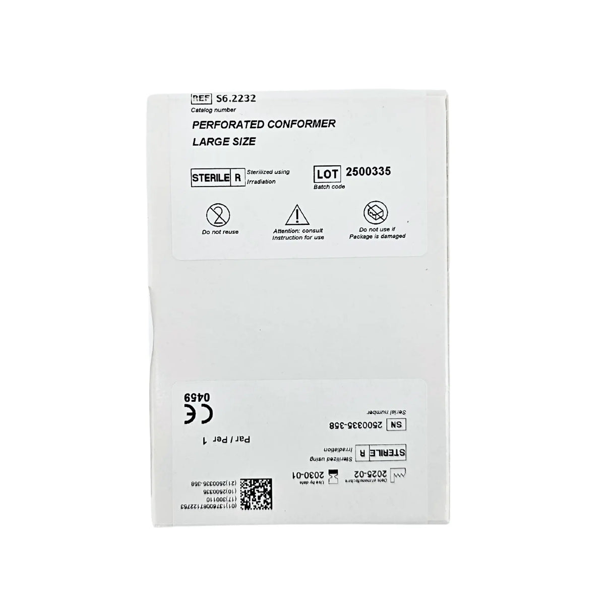FCI S6.2232 Rigid Perforated Conformer Large 26mm Oculoplastic Socket Guard – New FCI