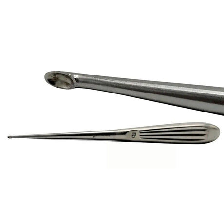 Aesculap MD484 Bruns Bone Curette, Straight, 8" Aesculap
