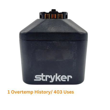 Stryker 7215-000-000 SmartLife Large Battery Pack w/ Over Temp History 403 Uses Stryker