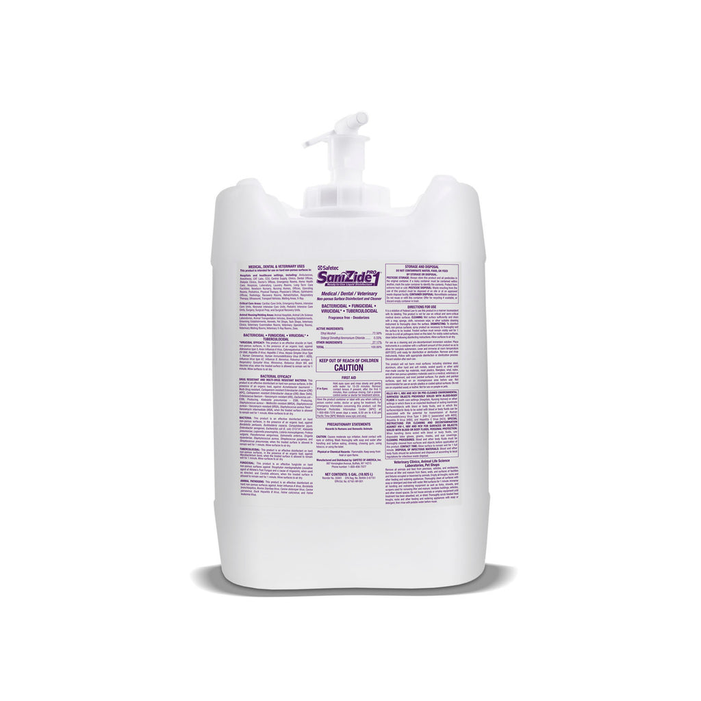 SAFETEC SANIZIDE PRO 1 SURFACE DISINFECTANT SaniZide Pro 1, Wipes, 50 Gallon Carboy