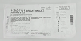 ICU Medical 15239-01 4-Lead T-UR Irrigation Sets Urological Connector Irrigation Set Large Bore 4-Lead 85" CS/10 ICU Medical