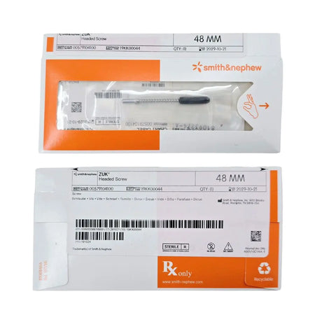 Smith & Nephew 00579104100 ZUK 48mm Headed Screw Smith & Nephew, Inc.