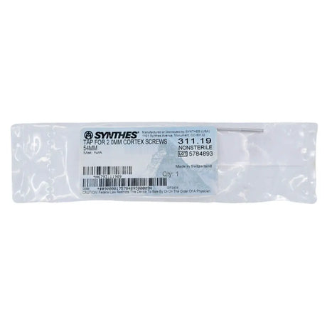 Synthes 311.19 Tap for 2.0mm Cortex Screws 54mm Synthes