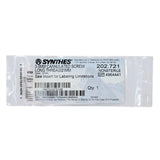 Synthes 202.721 3.0mm Cannulated Screw Long Thread/21mm Synthes