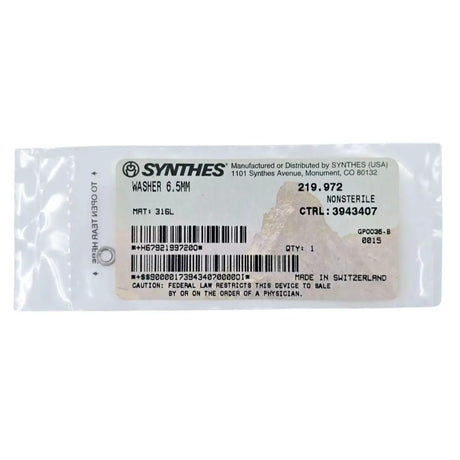 Synthes 219.972 Washer 6.5mm Synthes