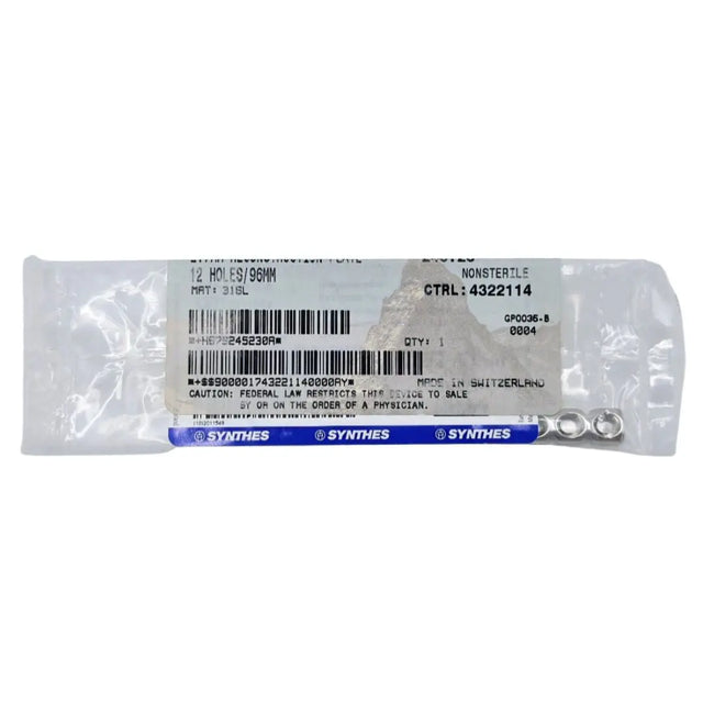 Synthes 245.23 2.7mm Reconstruction Plate 12 Holes/96mm Synthes