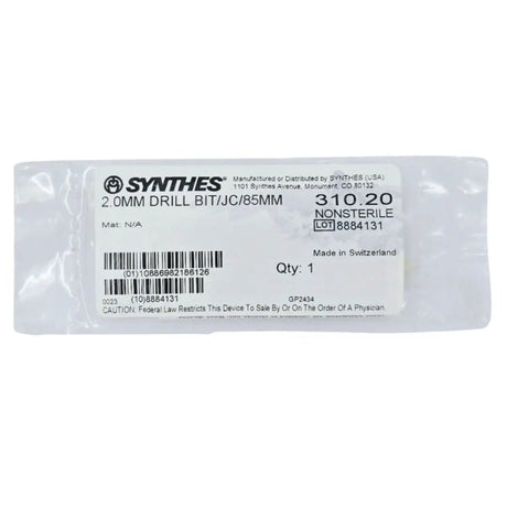 Synthes 310.20 2.0mm Drill Bit/JC/85mm Synthes