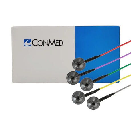 ConMed 72610-M-CM-10 Brainstream Disposable Deep Cup EEG Electrodes 12/BX ConMed