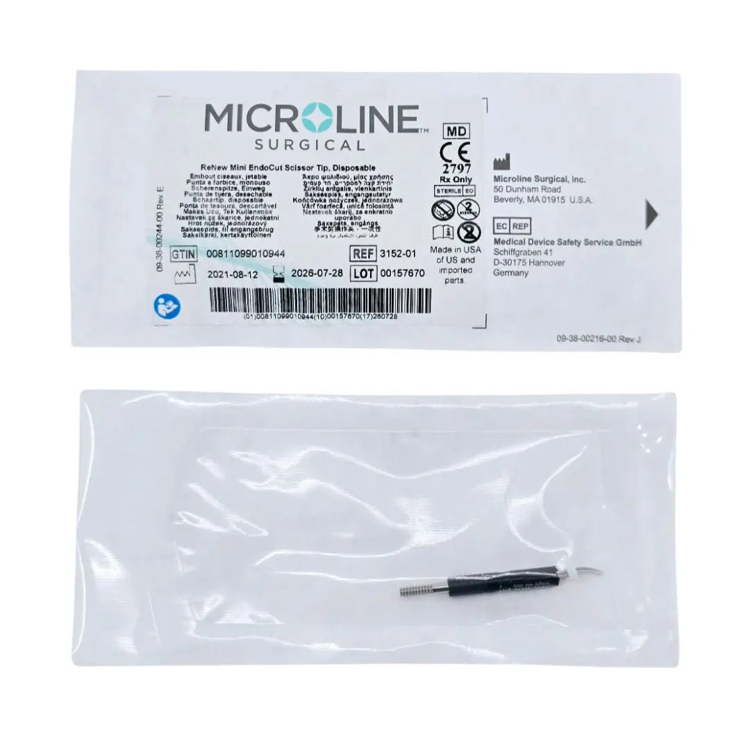 Microline Surgical 315201 ReNew Mini EndoCut Scissor Tip, Disposable ...