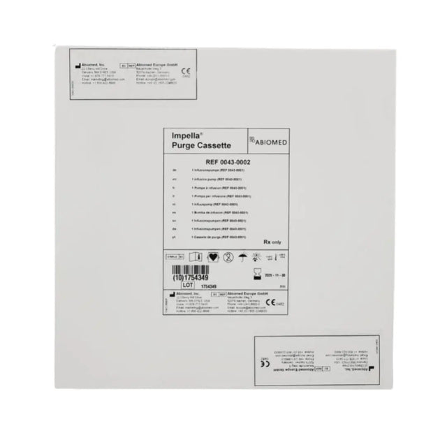 Abiomed 0043-0002 Purge Cassette for Impella 5.0 System Abiomed