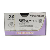 Ethicon VCP269H 2-0 Coated VICRYL Plus 1X27" CT-2 BX/36 Ethicon