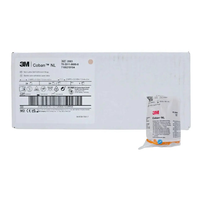 3M 2083 Coban NL Non-Latex Self-Adherent Wrap 3" X 5yds 24/CS 3M