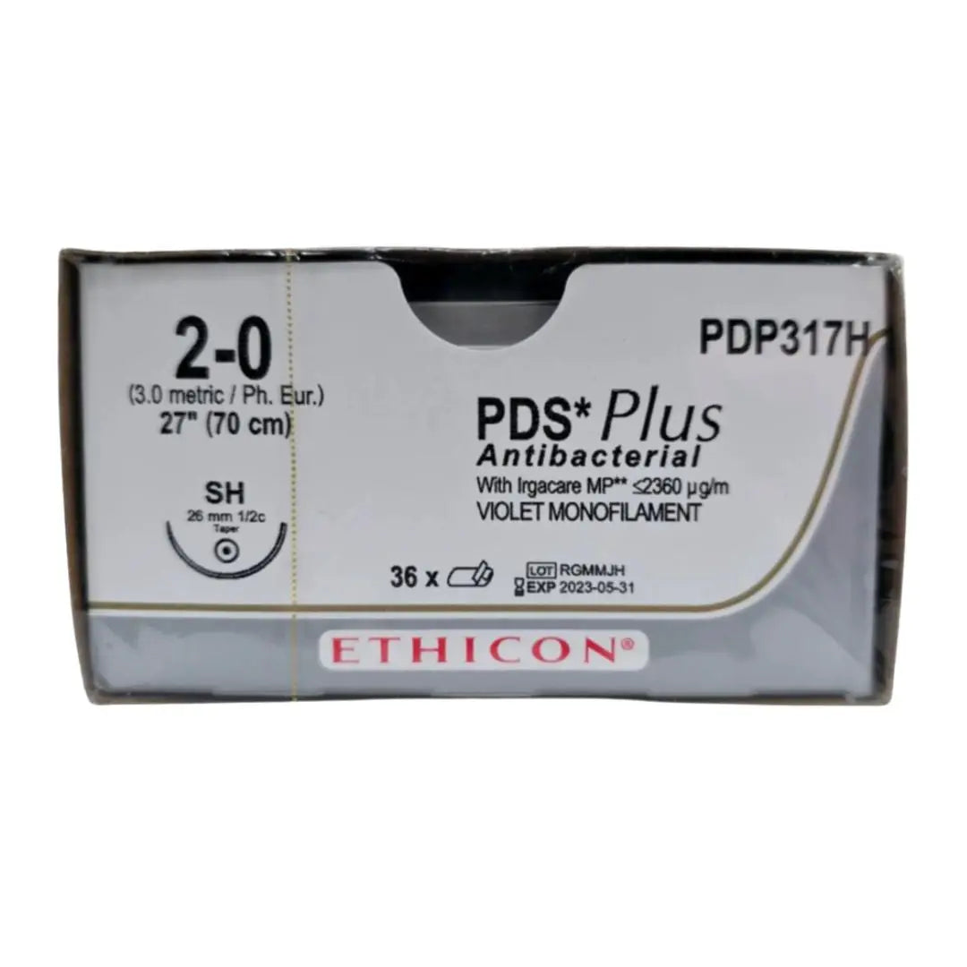 Ethicon PDP317H 2-0 PDS Plus Violet 1x27" SH Box Of 36 Ethicon