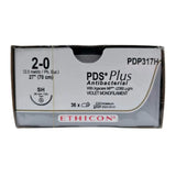 Ethicon PDP317H 2-0 PDS Plus Violet 1x27" SH Box Of 36 Ethicon