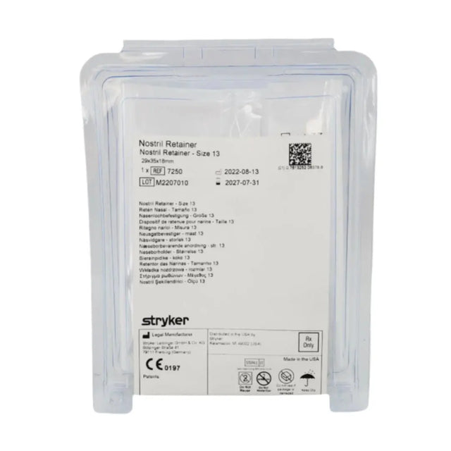 Stryker 7250 Nostril Retainer 29mm x 35mm x 18mm Size 13 Stryker