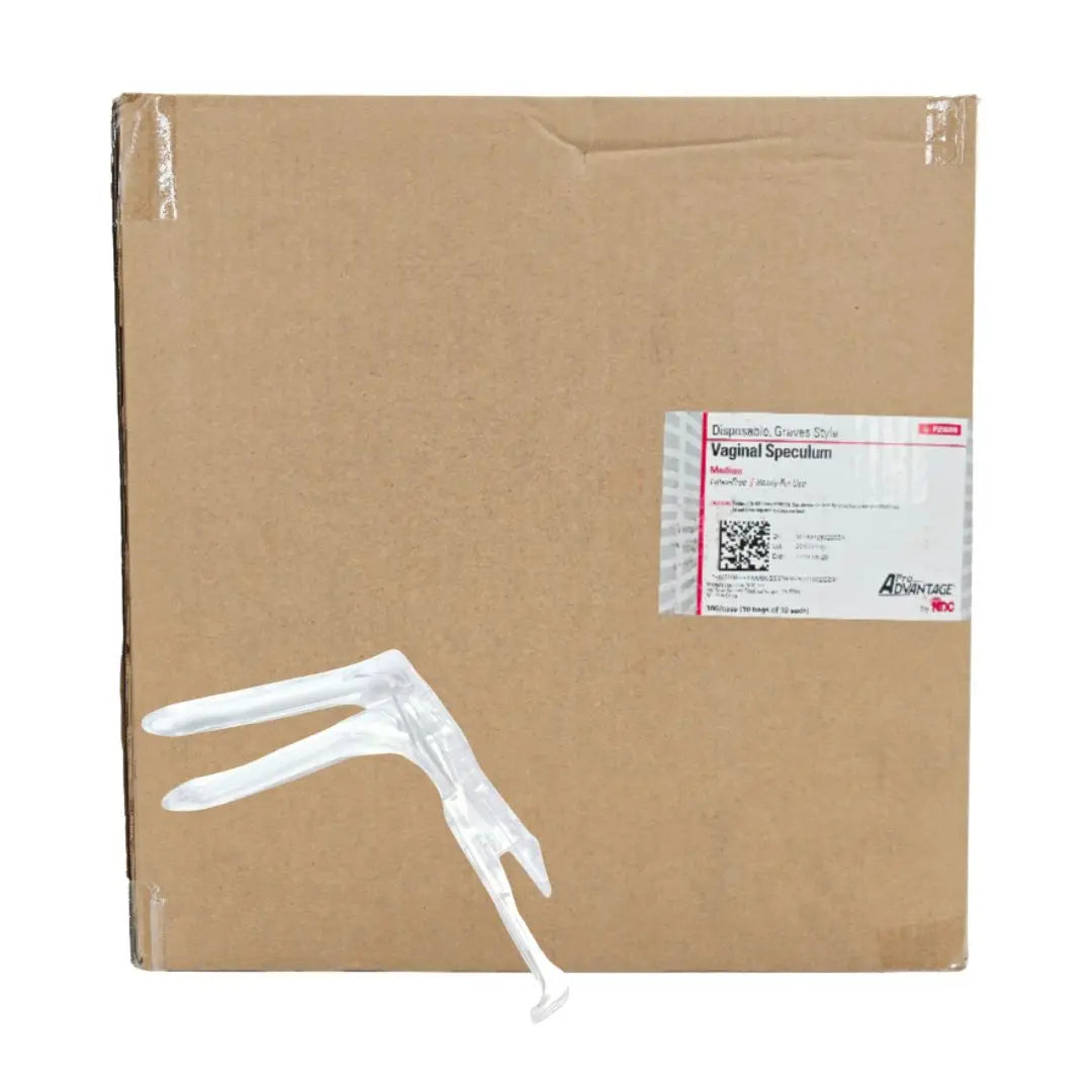 Pro Advantage P250200 Medium Disposable Vaginal Speculum 100/CS Latex-Free Pro Advantage