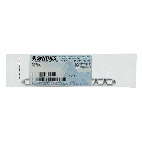 Synthes 223.601 3.5MM LCP PLATE 10 HOLES 137MM Synthes