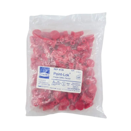 Portex 4139 Point-Lok Sharps Safety Device 100/BG Portex