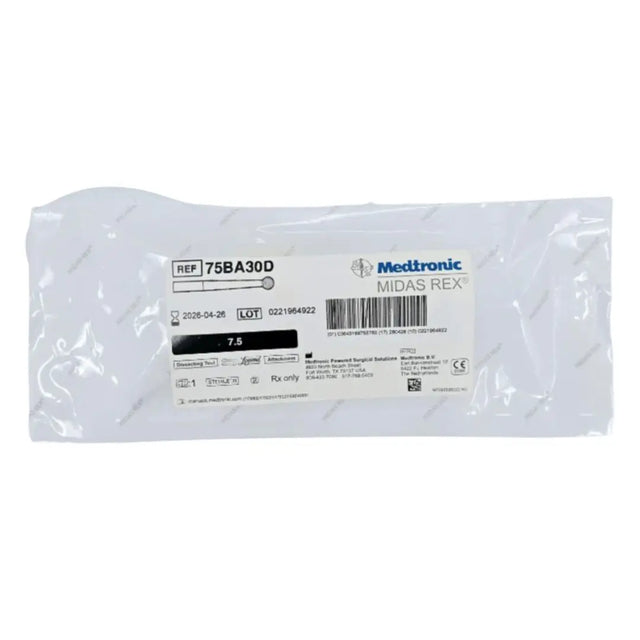Medtronic 75BA30D Midas Rex Legend Ball Diamond Bur 7.5cm x 3mm Medtronic