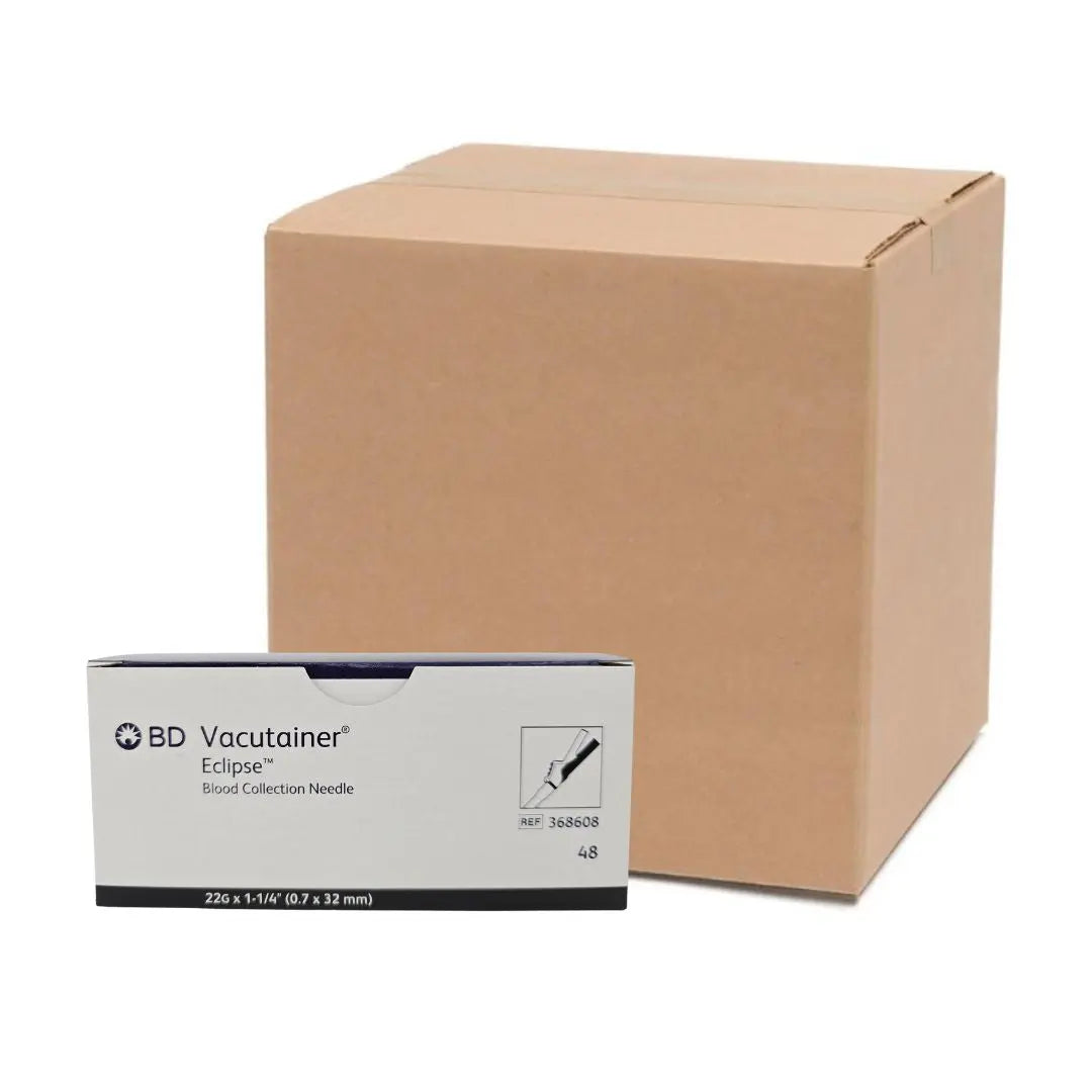 BD 368608 Vacutainer Eclipse Blood Collection Needle 22G x 1-1/4" 480/CS (48/BX, 10BX/CS) BD