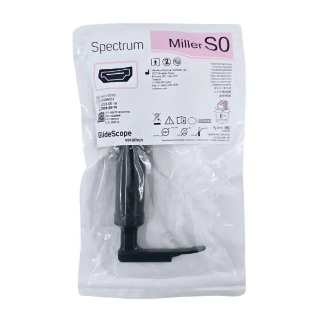 Verathon 0574-0202 Glidescope Spectrum Miller S0 Video Laryngoscope Blade Verathon