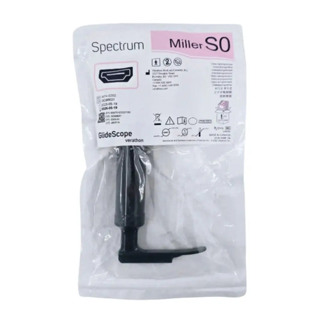 Verathon 0574-0202 Glidescope Spectrum Miller S0 Video Laryngoscope Blade Verathon