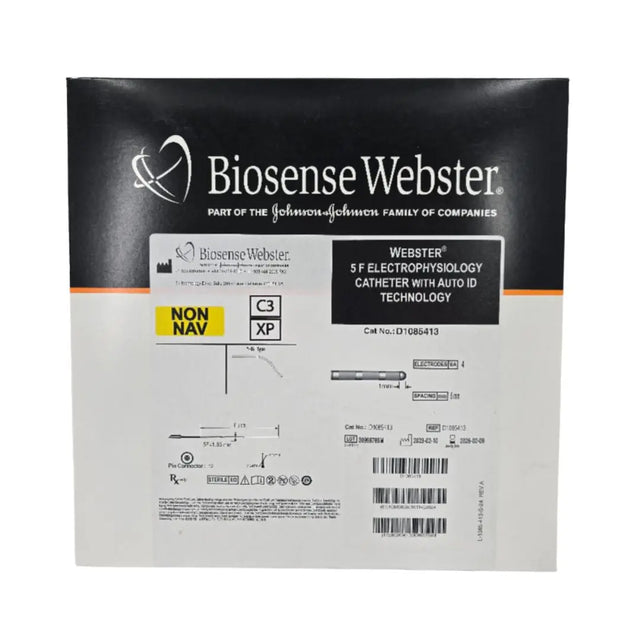 Biosense Webster D1085413 Webster 5F Electrophysiology Catheter with Auto ID Technology 115cm Length C3 XP HIS Type Biosense Webster