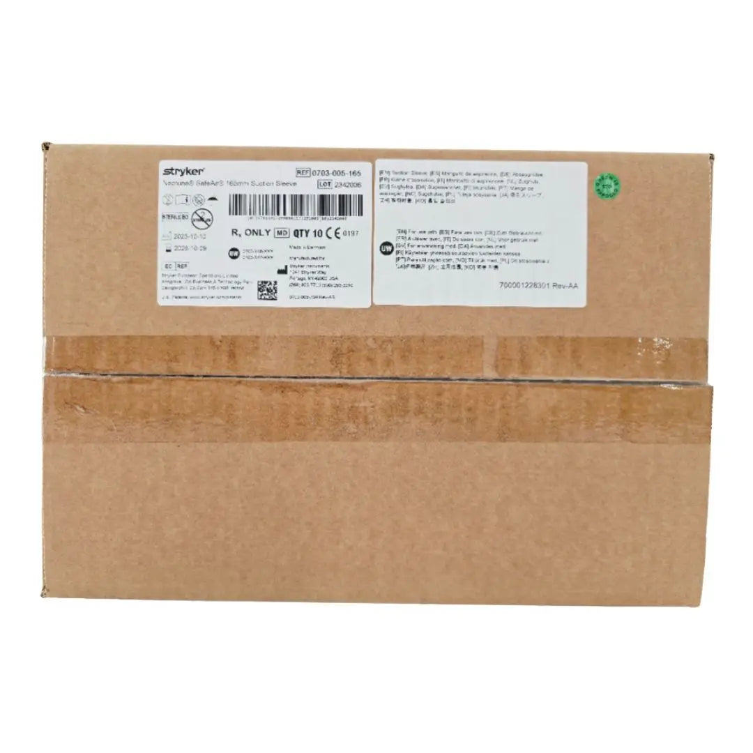Stryker 0703-005-165 Neptune SafeAir 165mm Suction Sleeve BX/10 Stryker