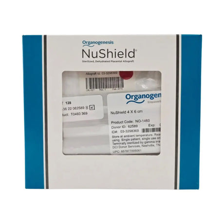 Organogenesis NO-1460 NuShield 4 X 6cm Sterilized, Dehydrated Placental Allograft Organogenesis
