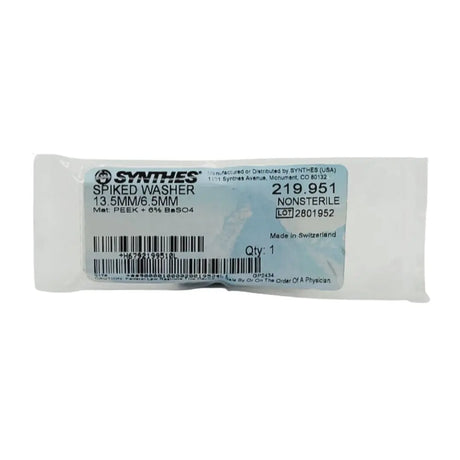 Synthes 219.951 Spiked Washer 13.5mm/6.5mm Synthes