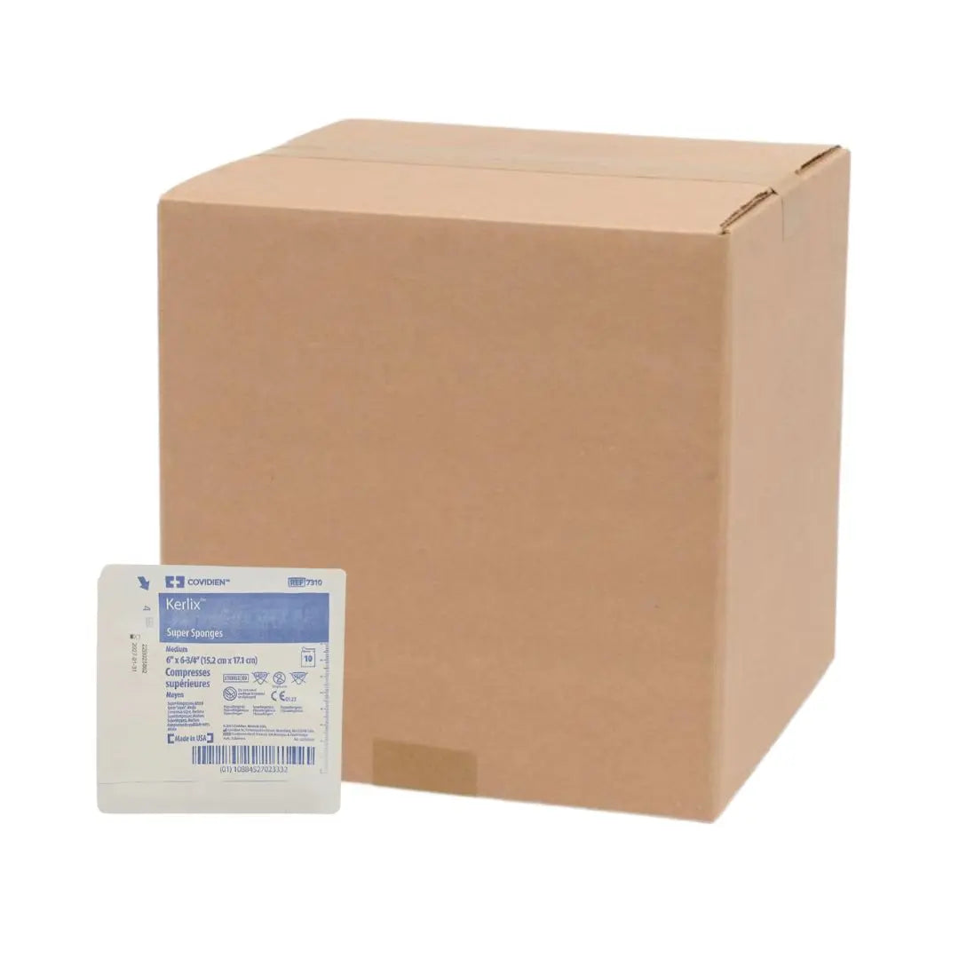 Covidien 7310 Kerlix Super Sponges Medium 6" x 6-3/4" CS/480 Covidien